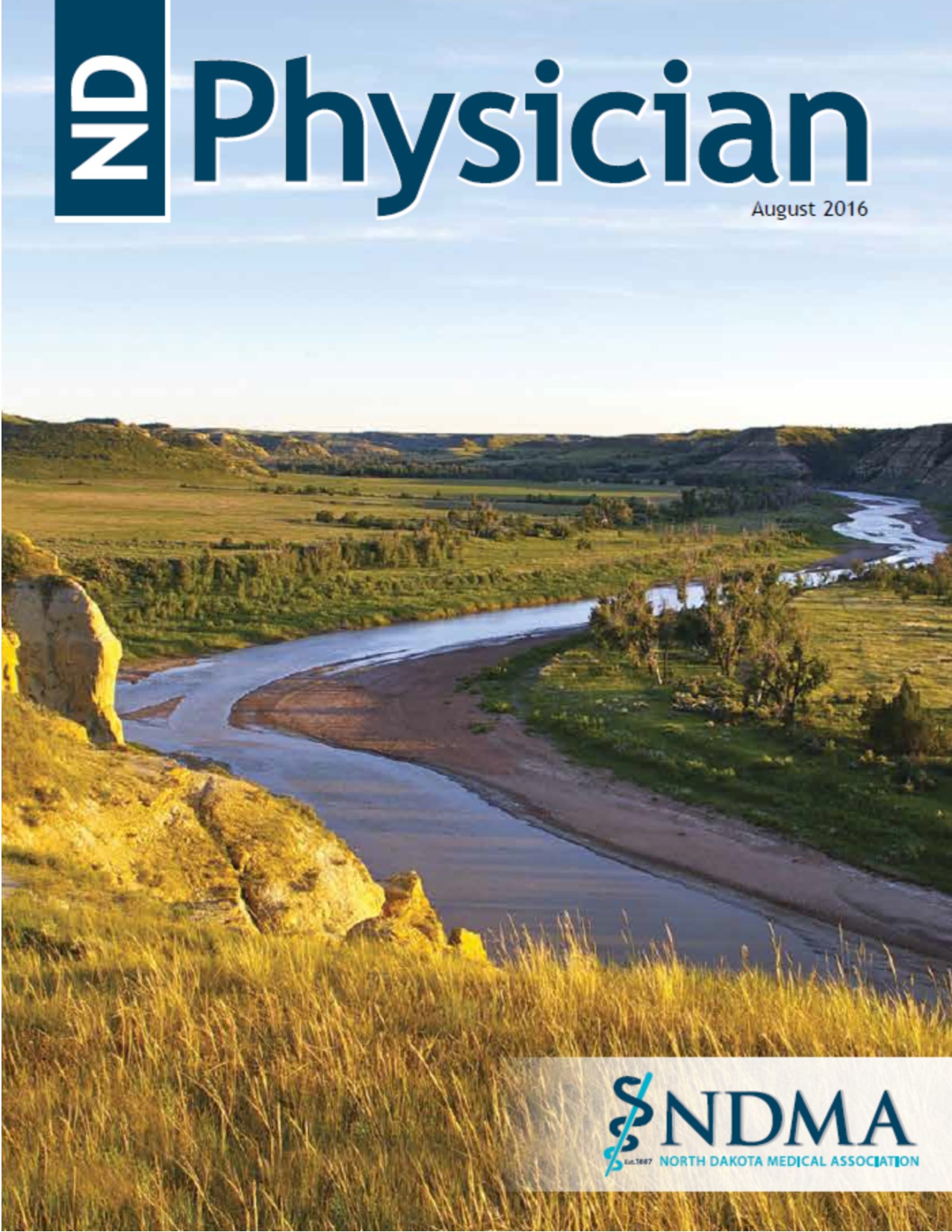 ND Physician August 2016 magazine cover