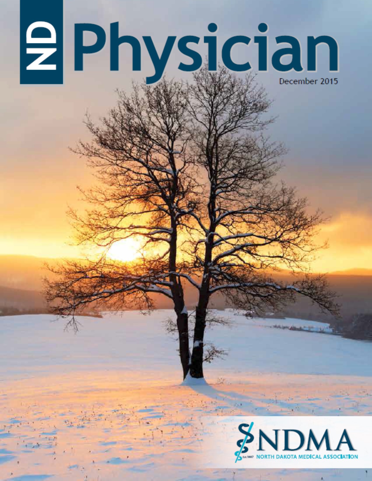 ND Physician December 2015 magazine cover