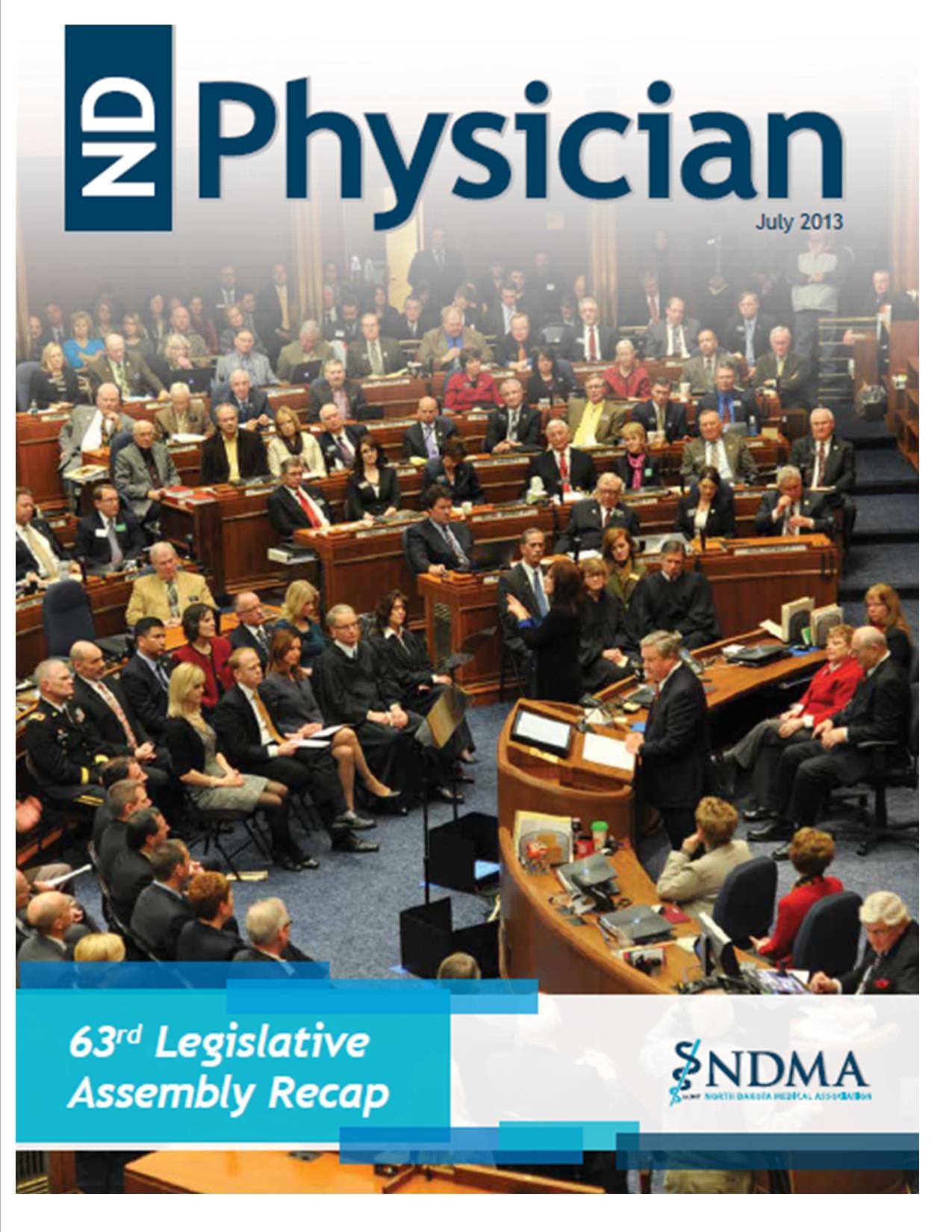 ND Physician July 2013 magazine cover