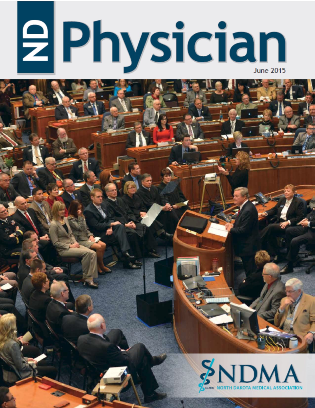 ND Physician June 2015 magazine cover