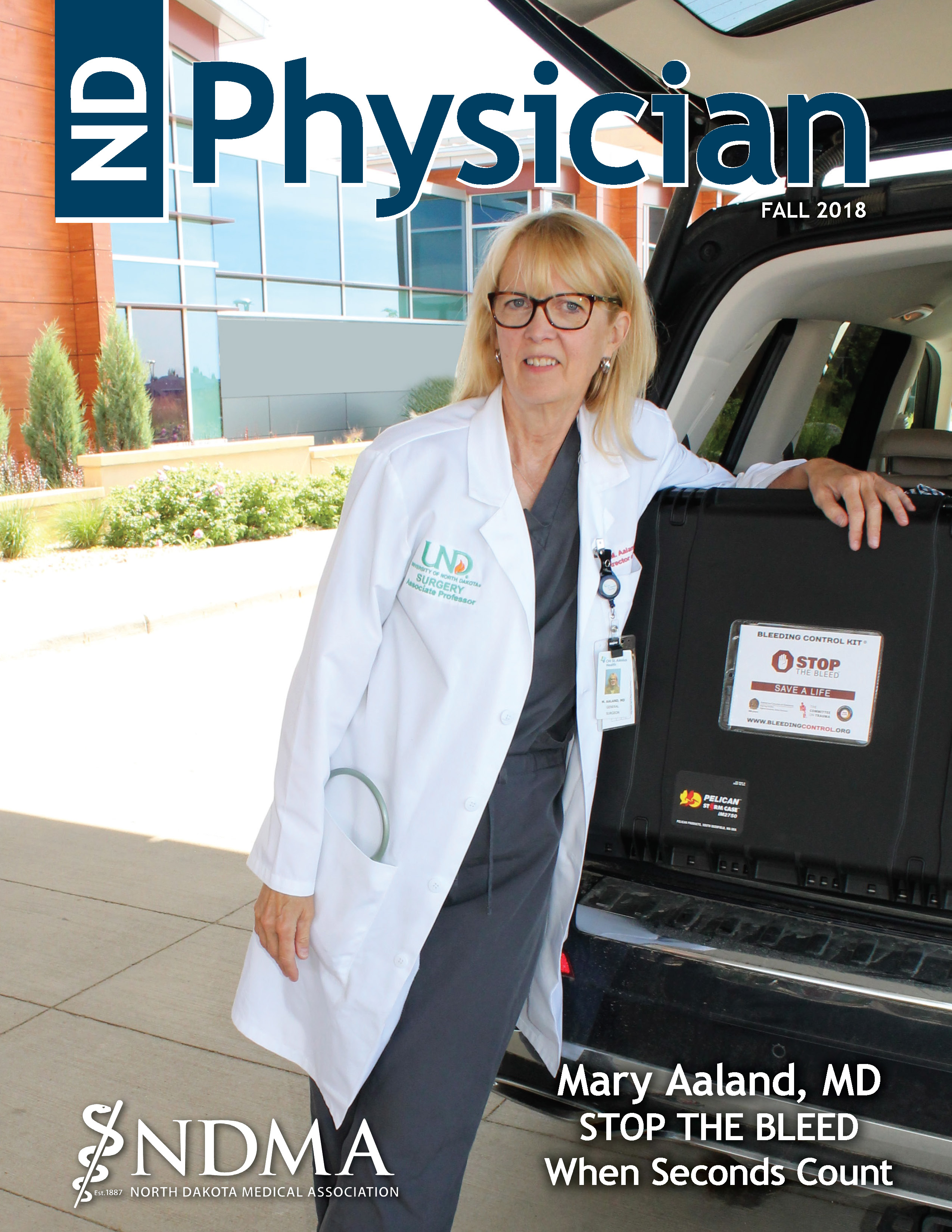 ND Physician Fall 2018 magazine cover